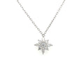Snow Flake Diamond Necklace