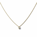 One Pear Diamond Necklace
