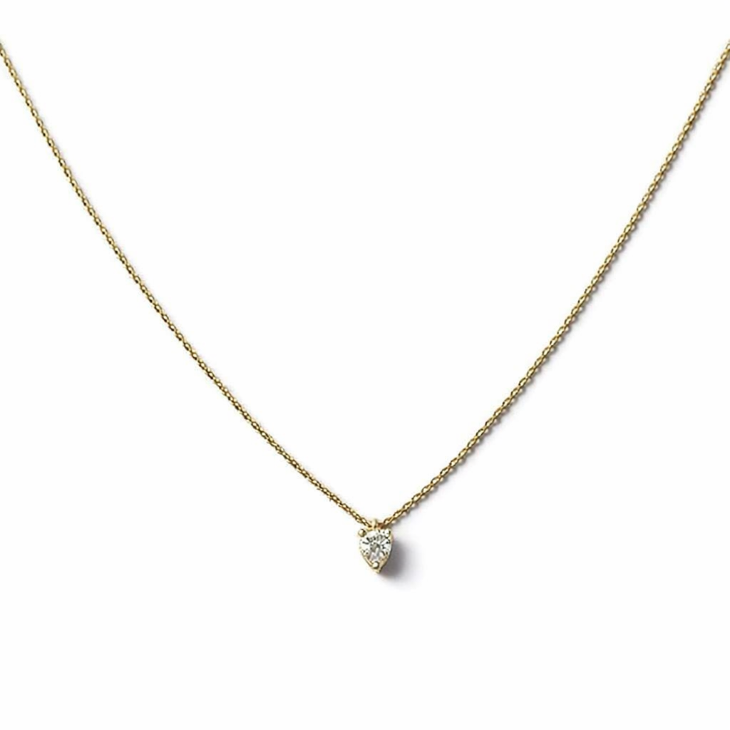 One Pear Diamond Necklace