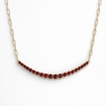 Ruby Arc Necklace