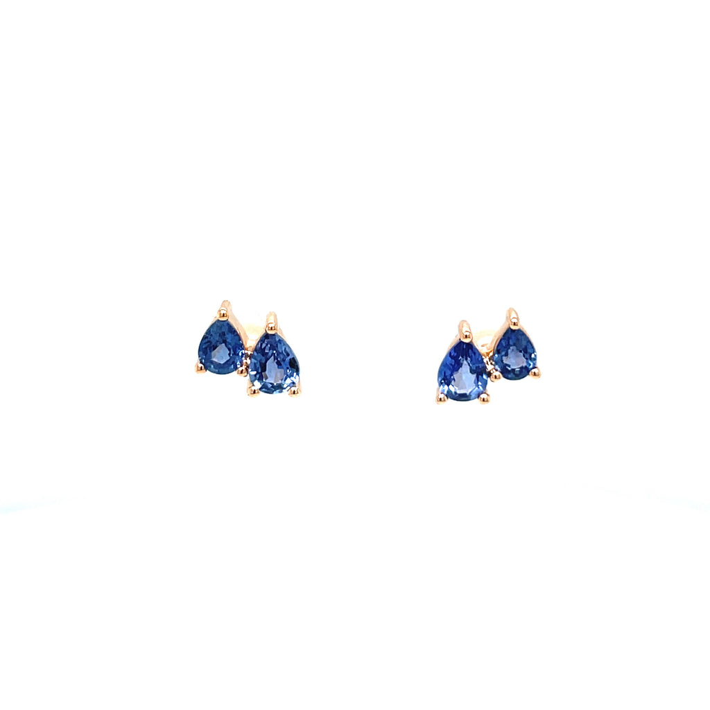 Pear Sapphires Earrings