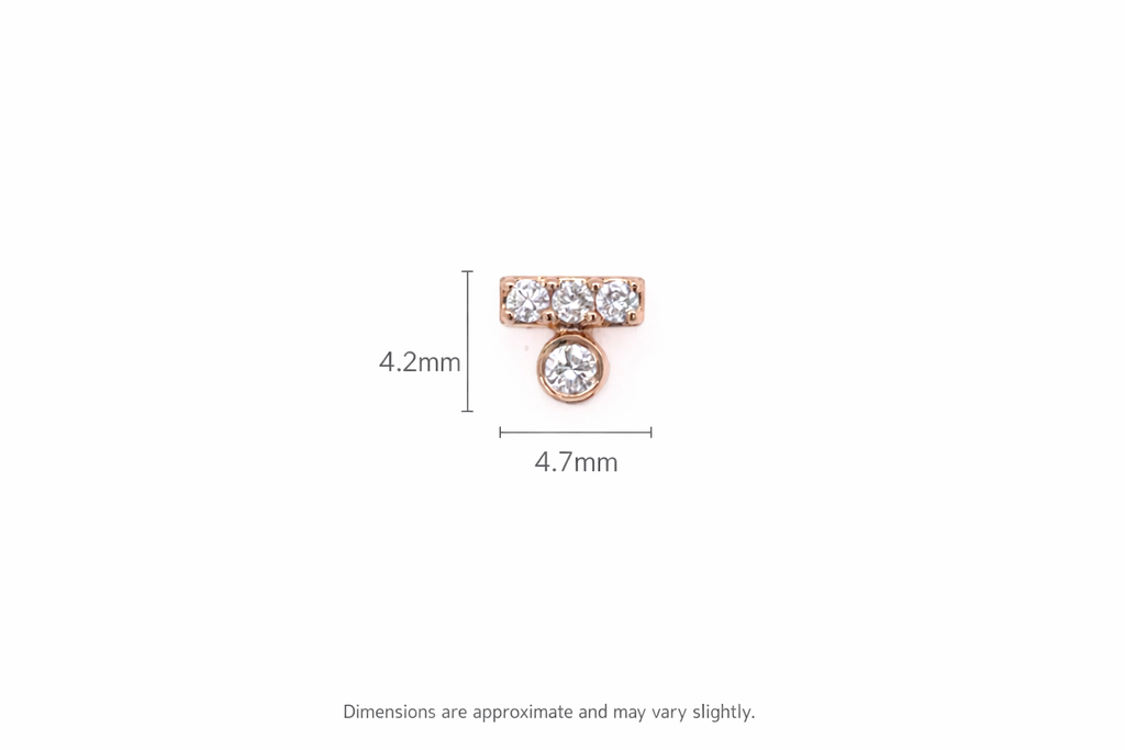 Lustre Diamond Drop Earrings