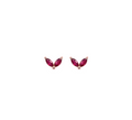 Double Marquise Ruby Studs