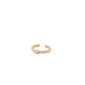 Twisted diamond Ear Cuff