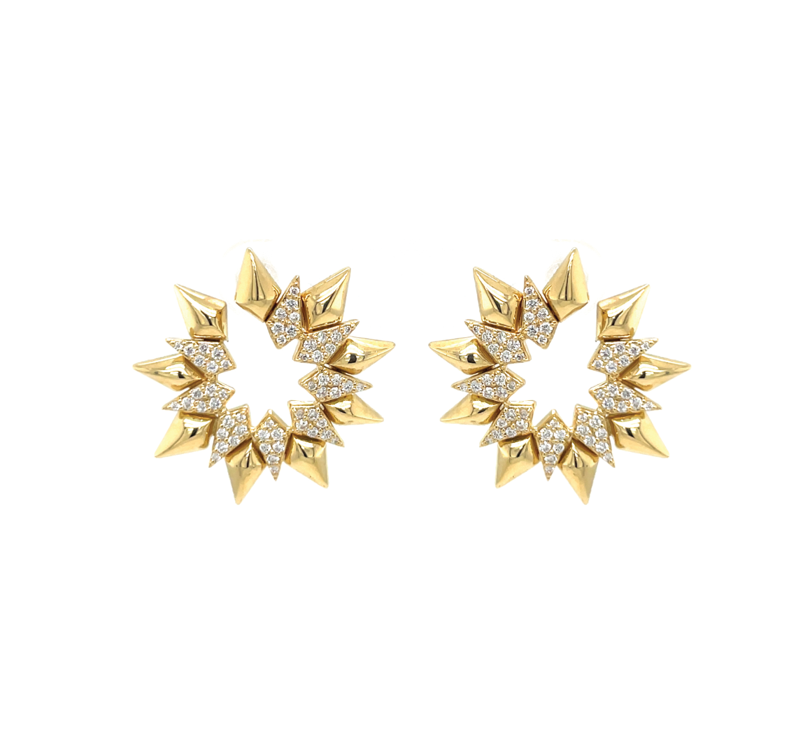 Diamond Stars Earrings