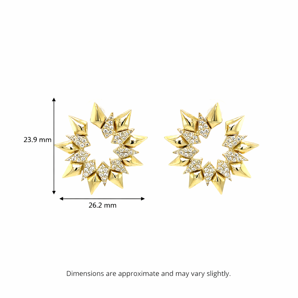 Diamond Stars Earrings