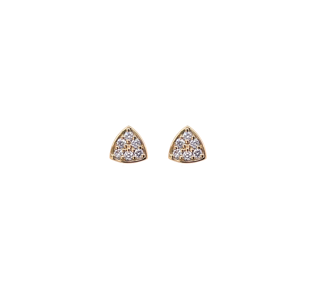 Triangle Diamond Earrings