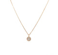 Pavé Circle Diamond Necklace