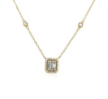 Emerald Illusion Camouflage Diamond Necklace