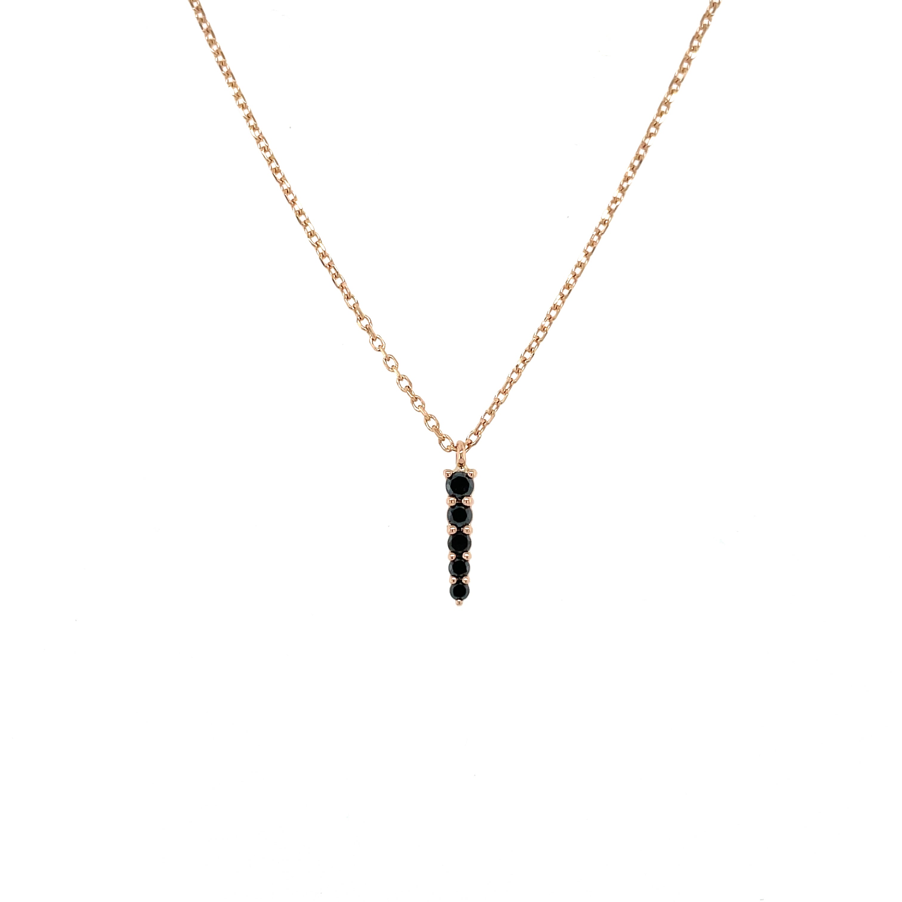 Black Diamond Gradient Necklace