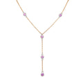 Pink Sapphire Necklace
