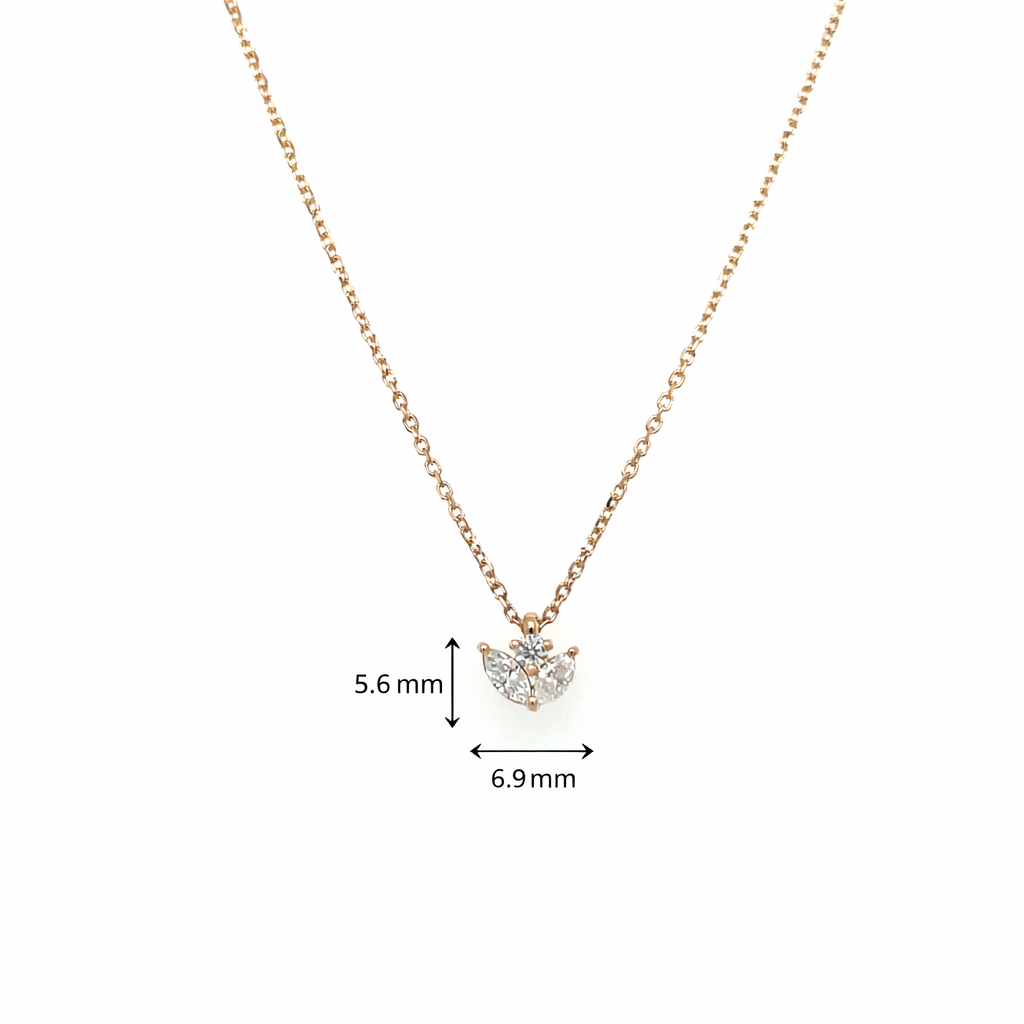 Tulip Diamonds Necklace