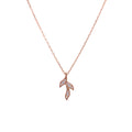 Diamond Leaf Necklace