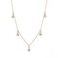 Diamond Drops Necklace