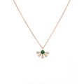 Emerald and Diamonds Necklace