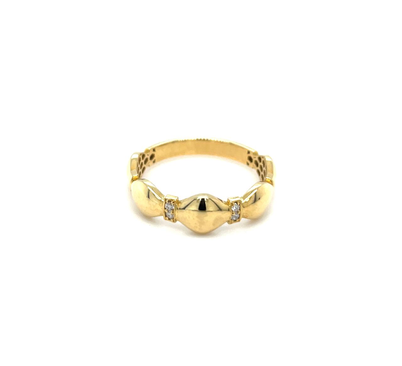 Celestial Glow Ring - Yellow Gold – Roula Daher Jewelry